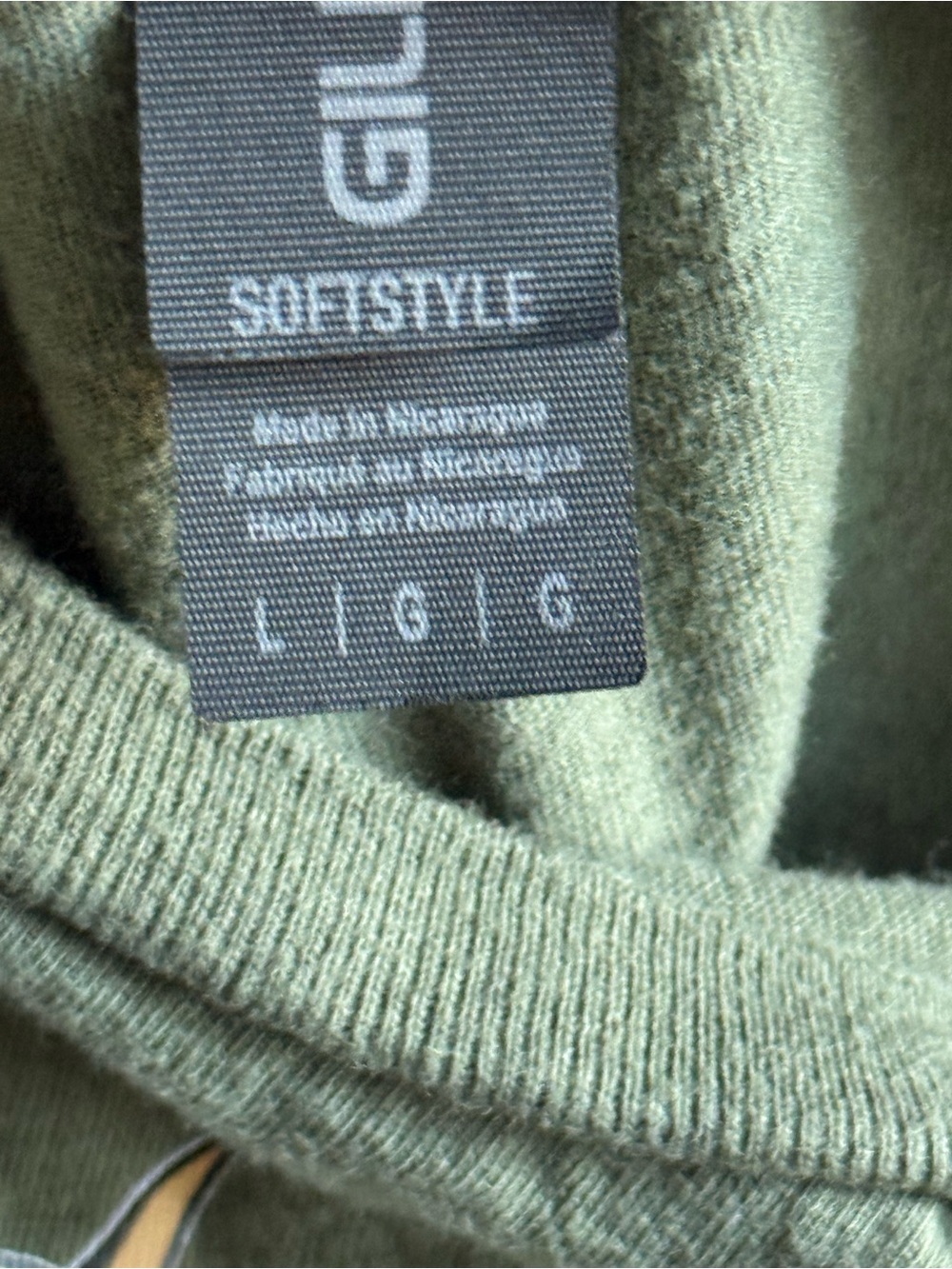 Custom Olive Green Ghost Dog Tee - Picture 4 of 4